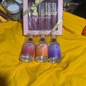 Juicy Couture Rock the Rainbow Fragrance Mist with Gold Accents & Lip Gloss Set